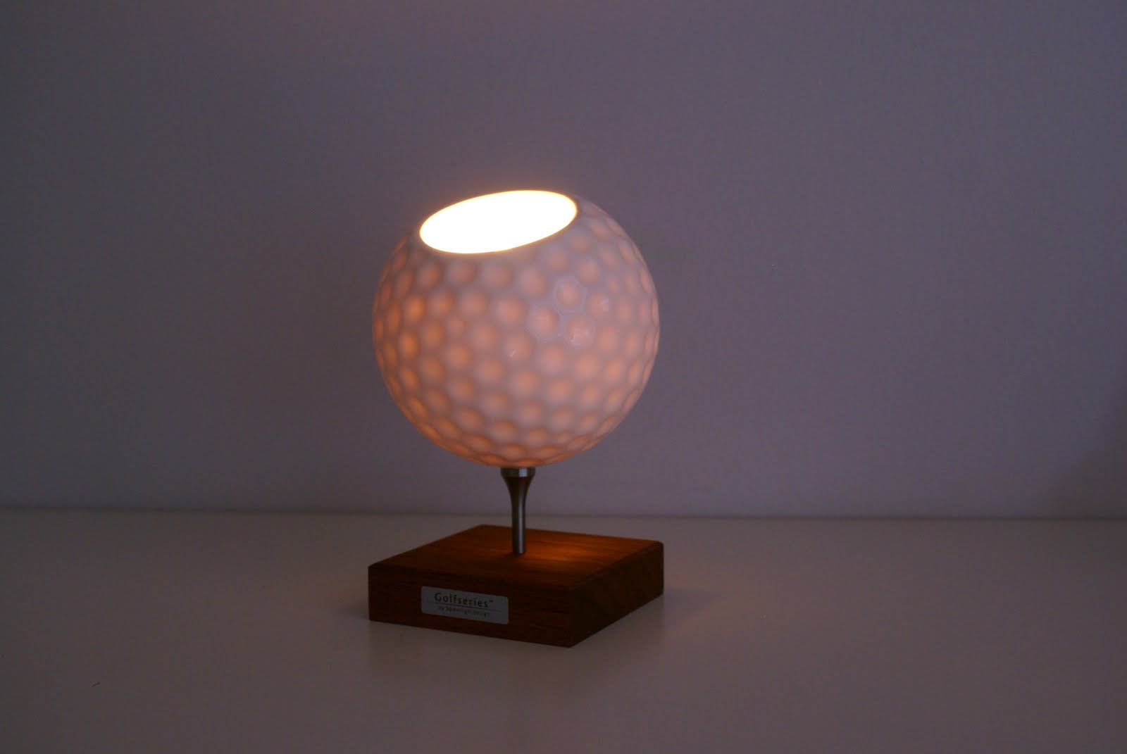 Porcelæn Golf lysestage